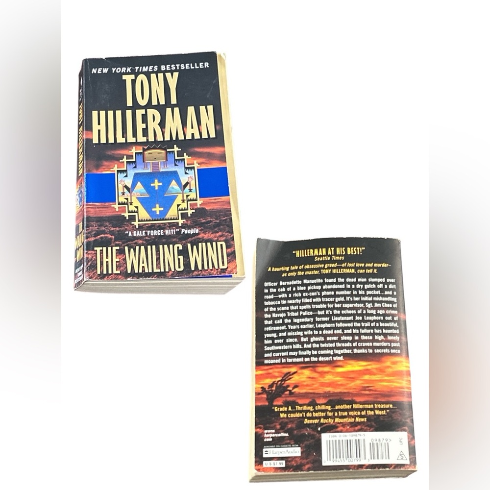 Tony Hillerman 'The Walking Wind’ paperback